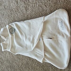 Halo Micro Fleece Swaddle Sleep Sack Newborn 0-3M Cream